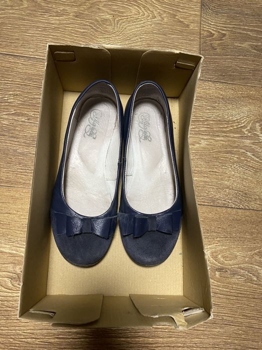 Кожаные туфельки Мальвы