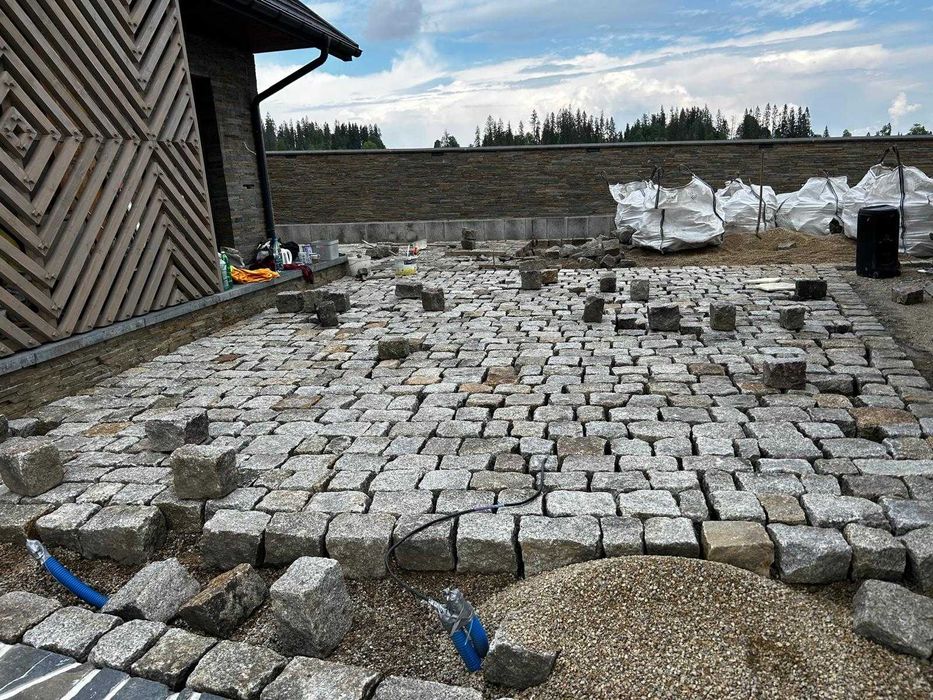 kostka granitowa z rozbiórki