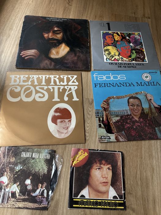 Discos vinis - 4 LP + 2 singles