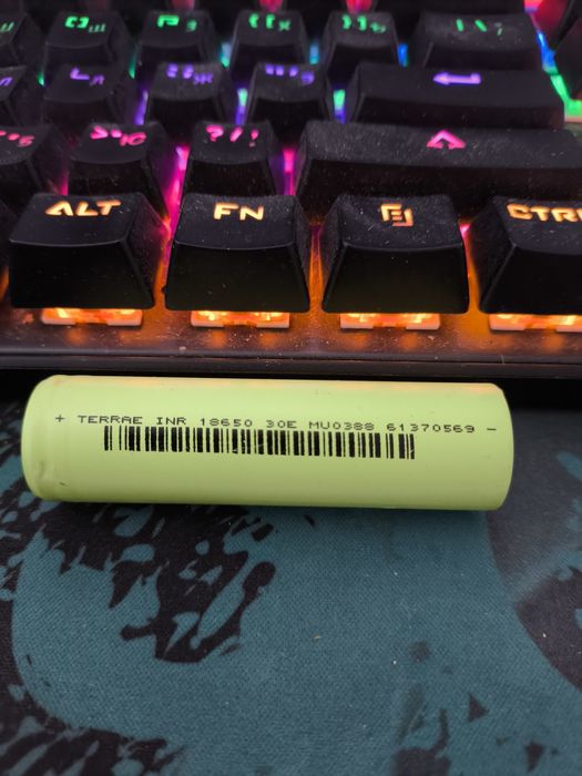 Акб 18650 terrae 30e