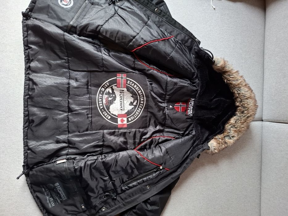 Kurtka damska Geographical Norway bardzo ciepła r.42