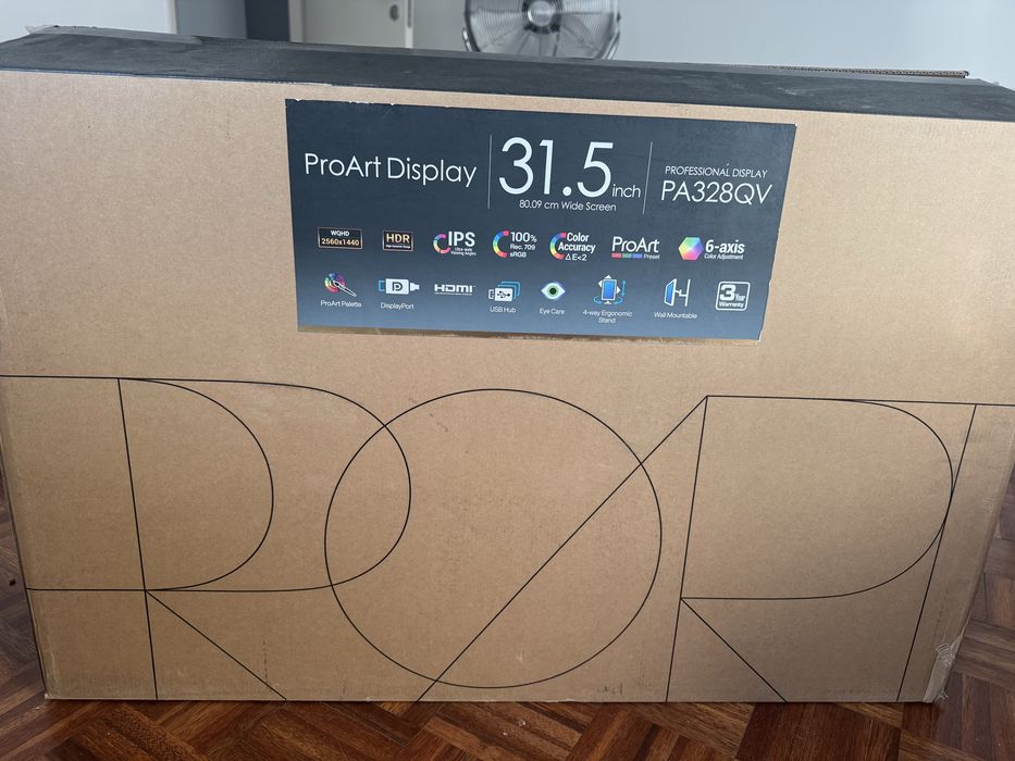 Monitor ASUS ProArt PA328QV 31,5” QHD – Como Novo