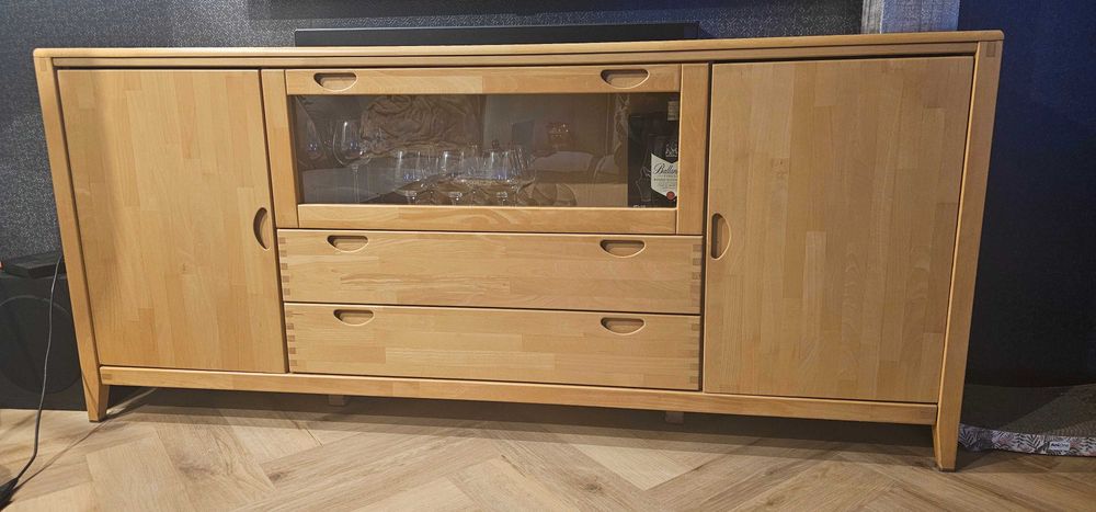 Duża komoda drewniana 200×90×36