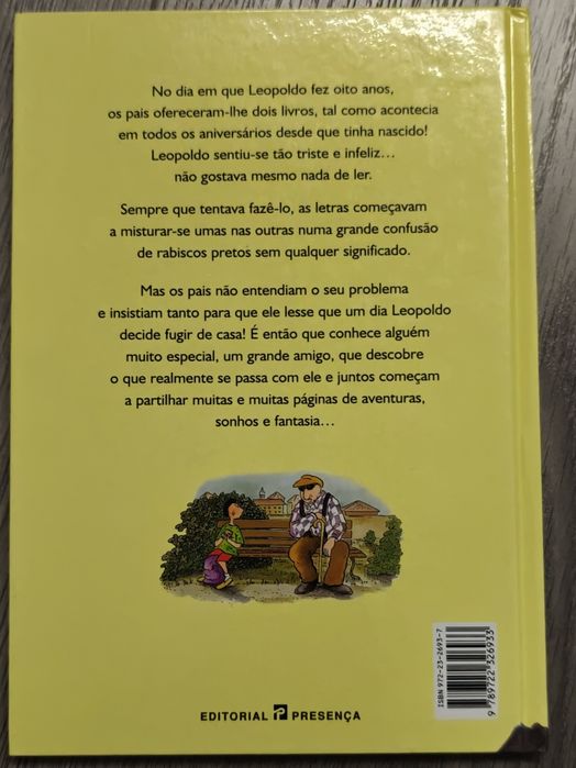 Livro o menino que não gostava de ler