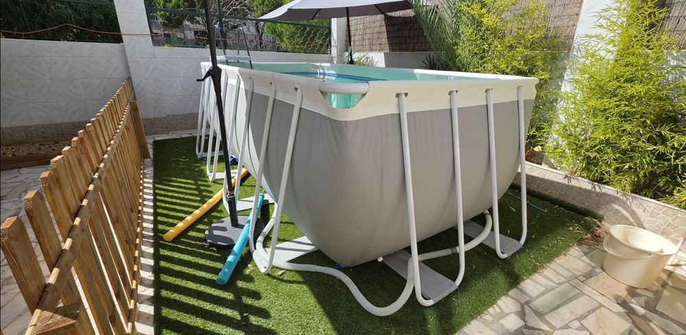 Piscina Intex, Bomba intex, escada e todos os acessórios