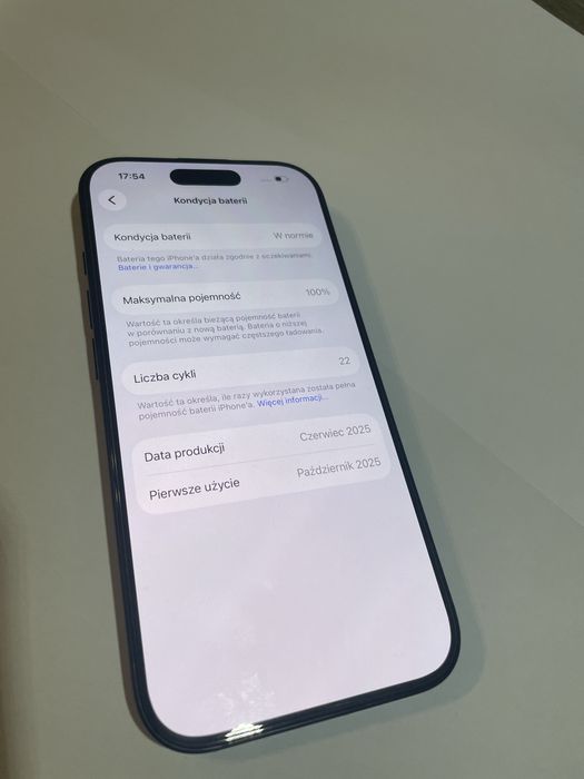 Iphone 16 Pro 128gb Czarny 100% kondycja