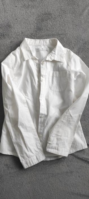 Białe bluzki- koszule  + spodnie