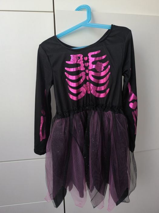 Sukienka Halloween przebranie 122-134 , 7-8 lat