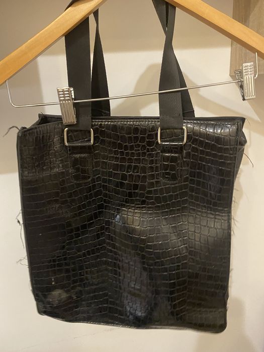 Czarna torebka shopper bag