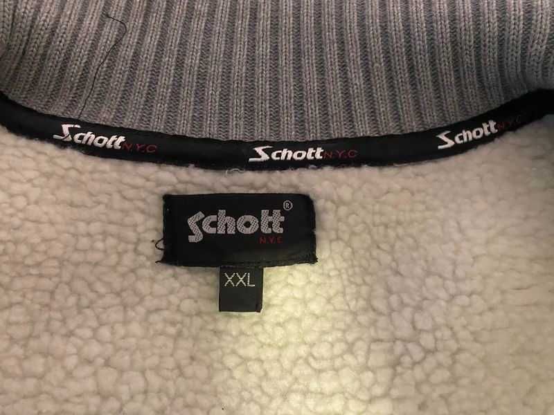 Męska kurtka zimowa Schott - NOWA.