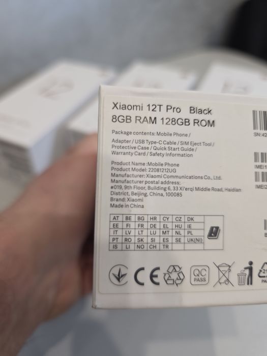 Вітринний варіант Xiaomi 12T Pro 5G нові флагмани 8/128 гб з засвітом