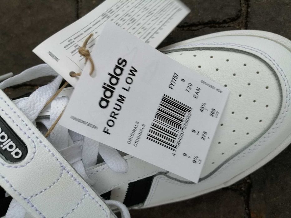 Białe buty adidas originals Forum Low nowe z metkami r.43