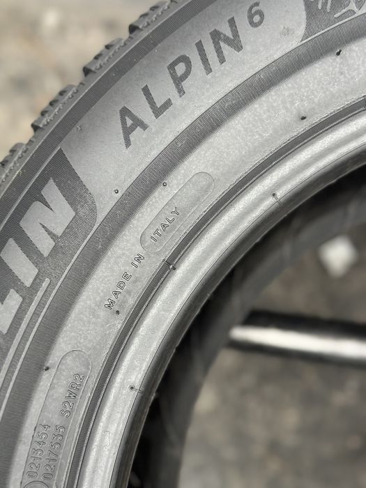 Топові шини‼️ Michelin Alpin6 99H 215/60 r16 7.1мм 2022рік‼️ Зимові шини