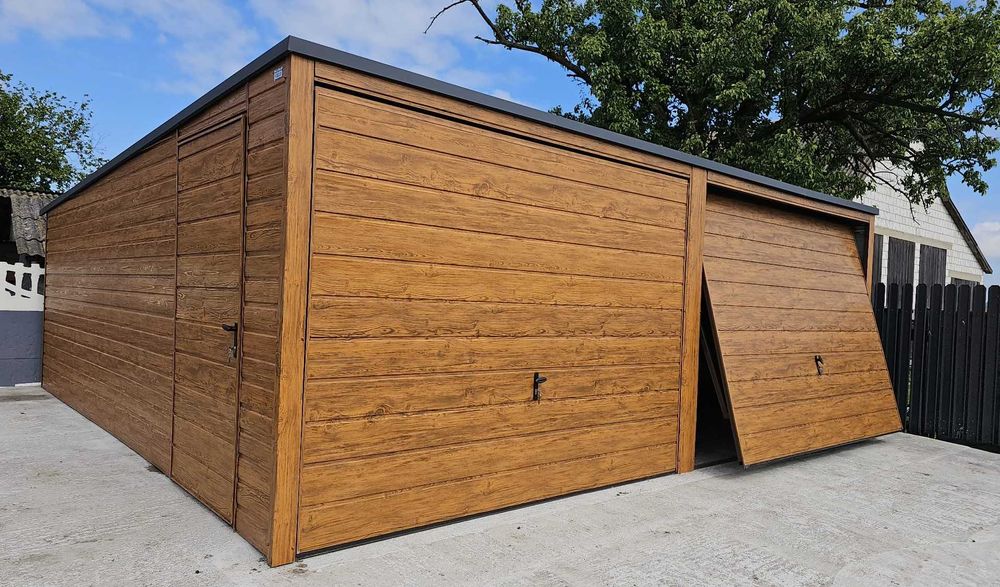 Garaż Blaszany PREMIUM 6x6, solidna konstrukcja, KRÓTKIE TERMINY!