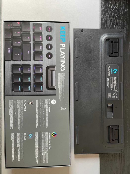 Teclado Gaming LOGITECH G915 TKL Lightspeed (Wireless - Mecânico - PT)