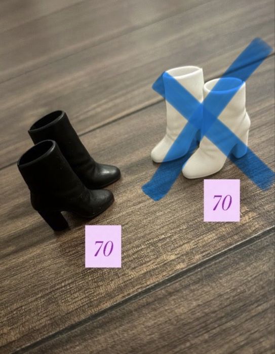 Взуття для ляльок Барбі Barbie