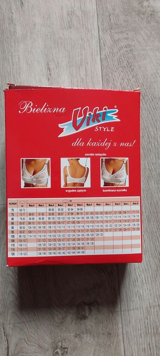 Biustonosz kolor biały firma Viki