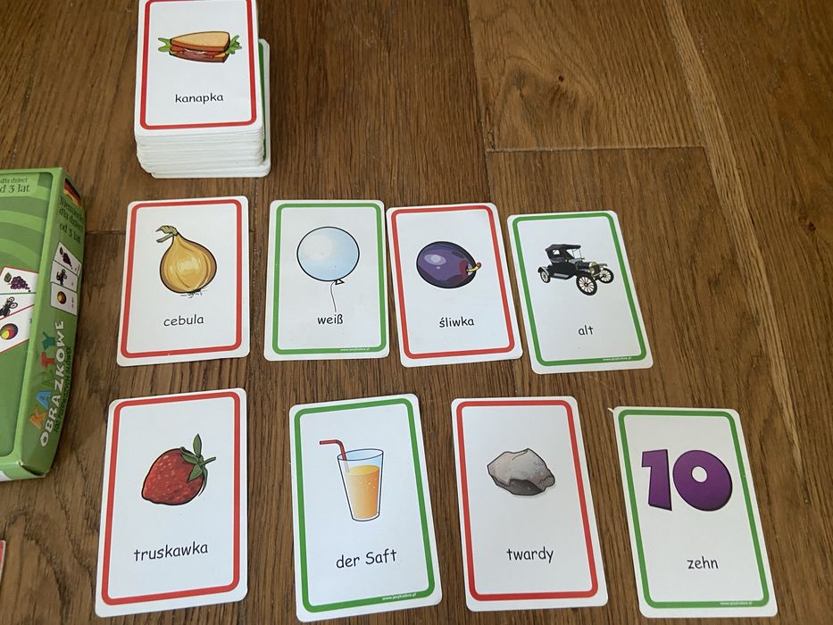 Karty Obrazkowe polsko-niemieckie 100 kart PŁYTA CD