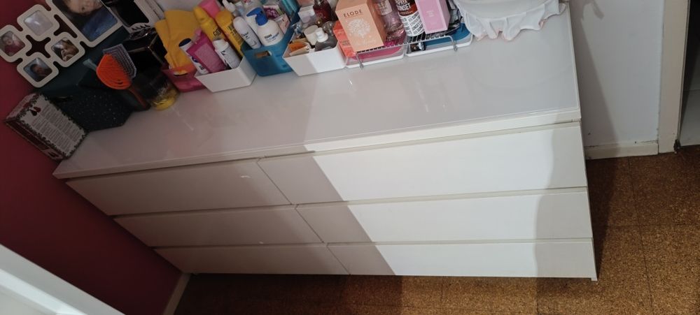 Cómoda 6 gavetas Malm Ikea