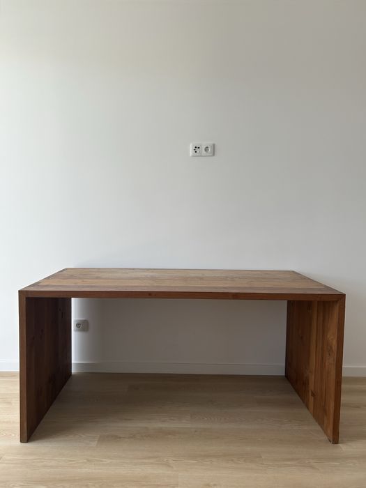 Mesa de madeira maciça 160x80cm