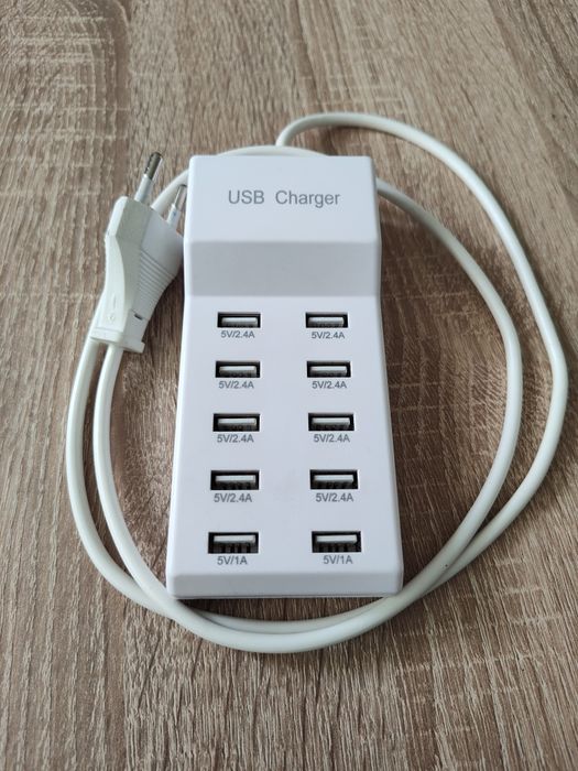 Ładowarka USB. 10 x USB