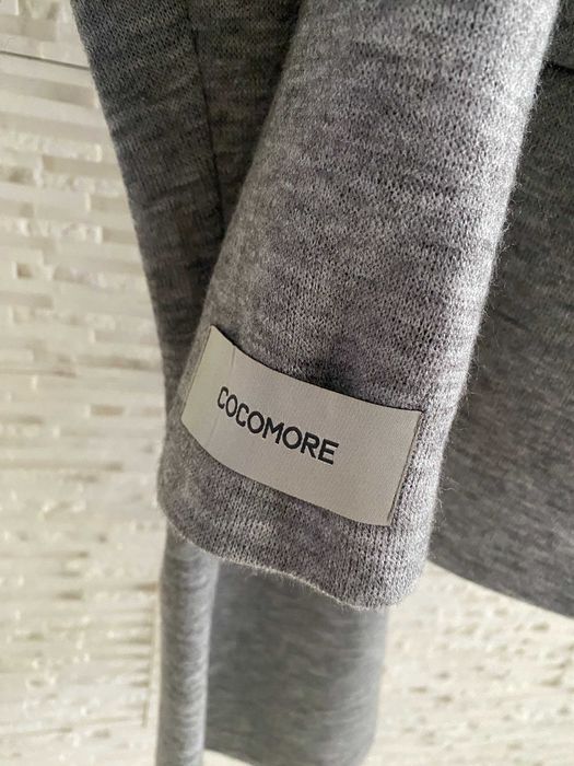 Cocomore piękny nowy garnitur szary melanż marynarka spodnie