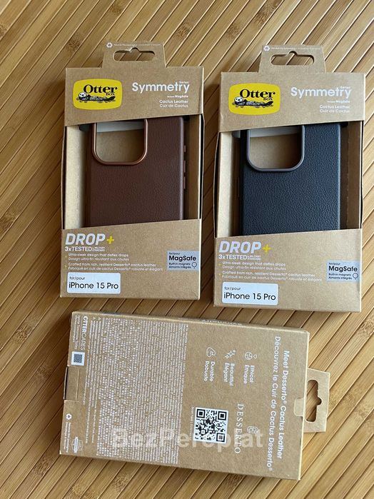 Чохол OtterBox Symmetry Cactus Leather для iPhone 15 Pro Max / 15 Pro