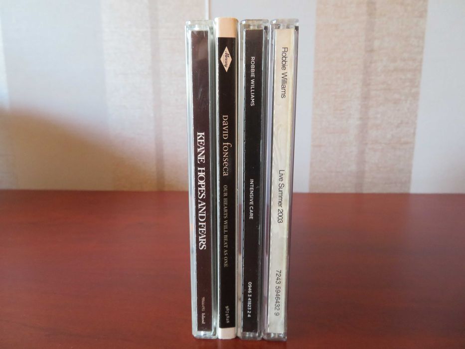 Cd's de música: Keane, David Fonseca, Robbie Williams