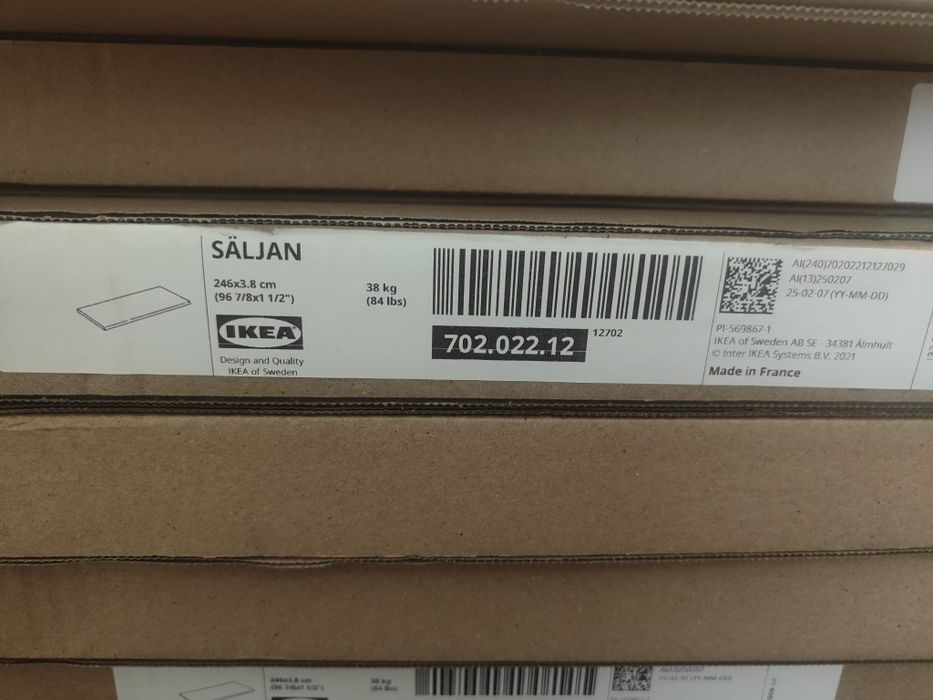 Bancada IKEA nova na caixa. Possibilidade de entrega.