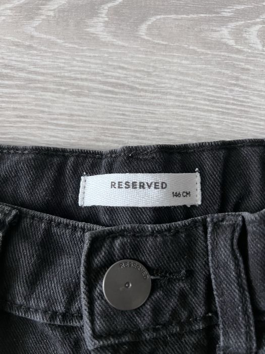 Чорні джинси Reserved для дівчинки, зріст 146 см