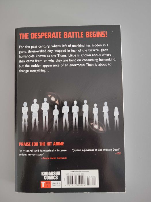 Hajime Isayama - Attack in Titan Vol 01