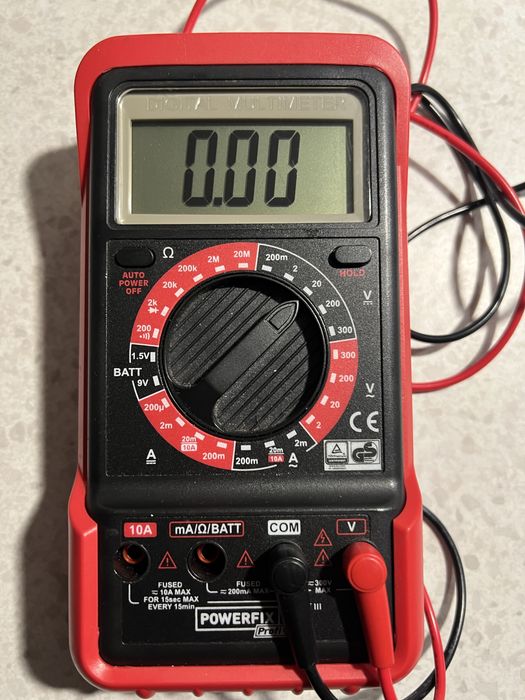 Multimetr miernik cyfrowy Powerfix PDM 300 A1