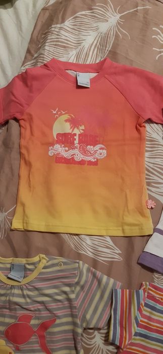 Bluzki COCODRILLO r.92 zestaw body gratis