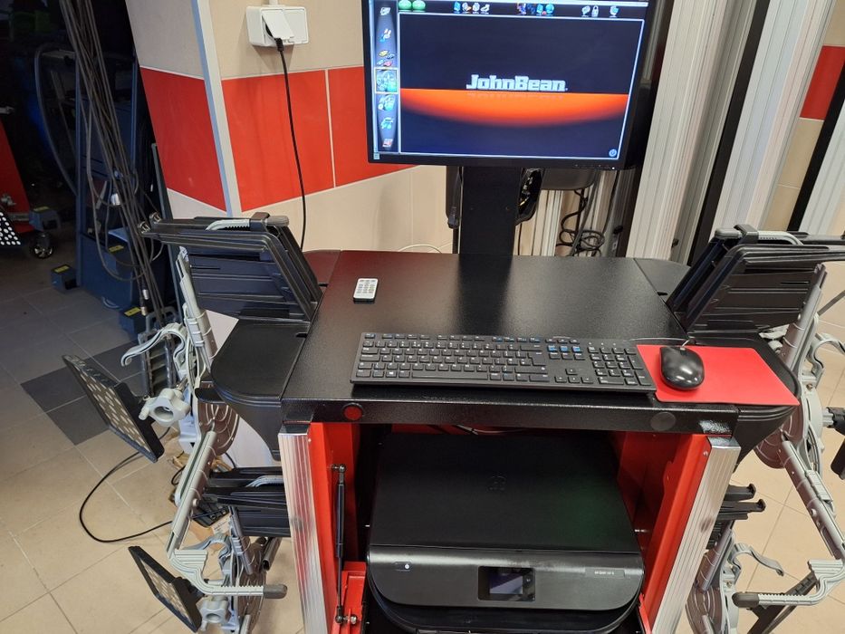 John Bean 3D V2400 AC400 lift geometria kół zbieżność