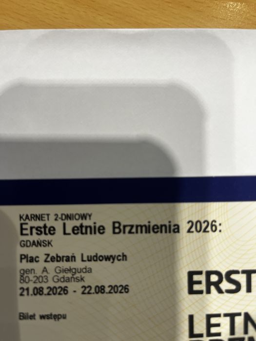 Letnie Brzmienie Gdańsk 21-22.08.2026 dwudniowy