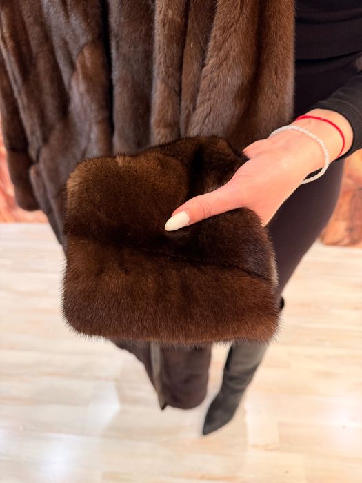 Шуба норкова розкішна