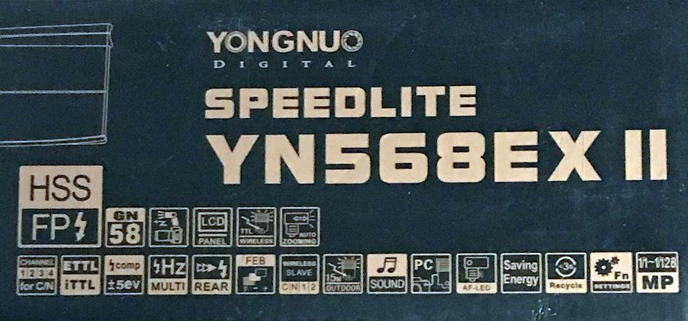 Вспышка внешняя Yongnuo YN-568EX II для Canon