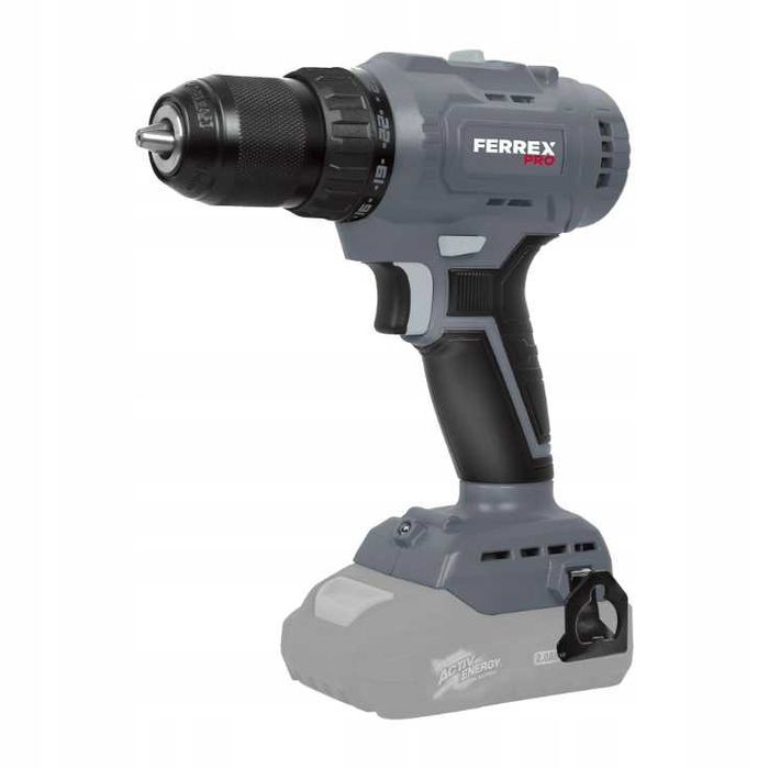 Wiertarko-wkrętarka akumulatorowa Ferrex Pro z walizką FAB 20-N BL