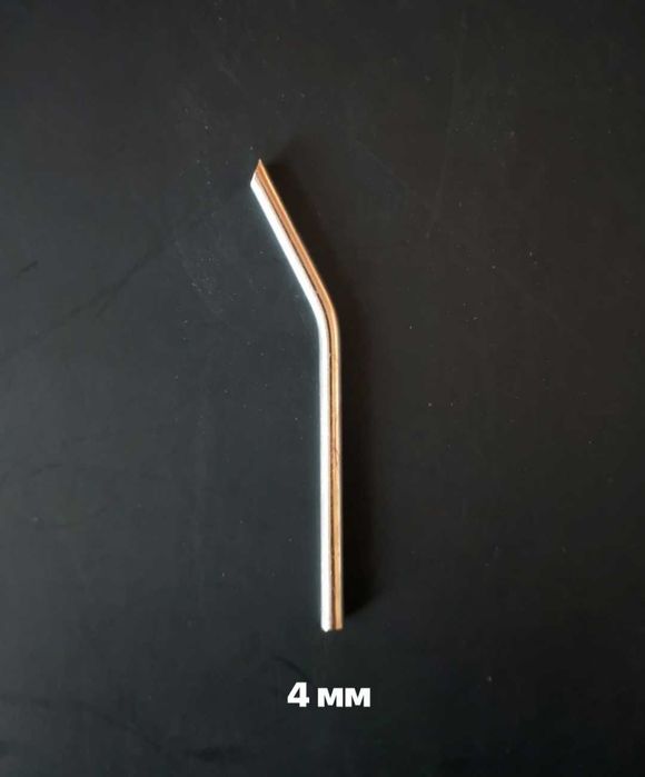 Жало наконечник мідний до паяльника вигнуте 4мм