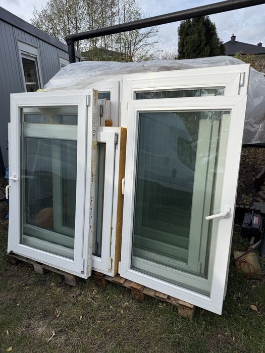 Okna PCV po demontazu ni