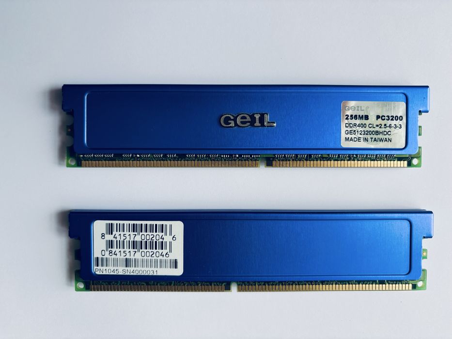 Pamięć RAM DDR400 GeIL 256MB – sprawne, zadbana