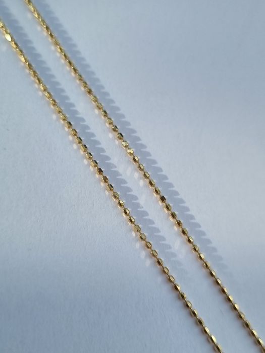 złoty łańcuszek   50 cm   nowy   pr.585