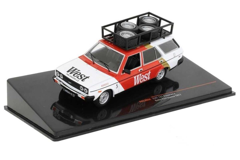 Ixo Fiat 131 Panorama "West" Rally Team 1/43