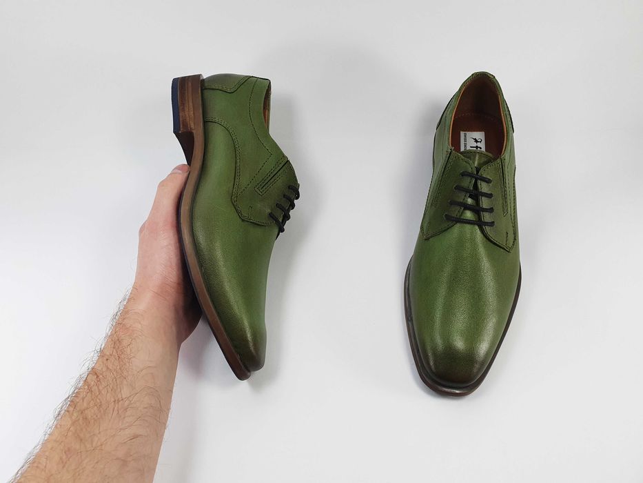 Fretz Made in Swiss чоловічі туфлі зелені 42 27.5 см 8 UK