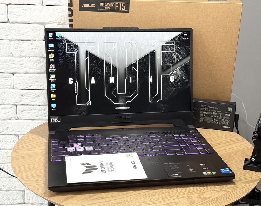 Asus Tuf F15/RTX3050/2025/512GB/120Hz.