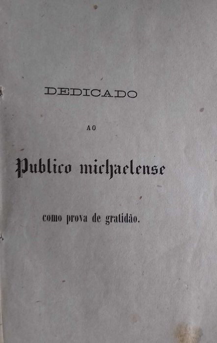 Livro "Um Milagre do Sr. Santo Christo" de José Joaquim da Silva, 1885
