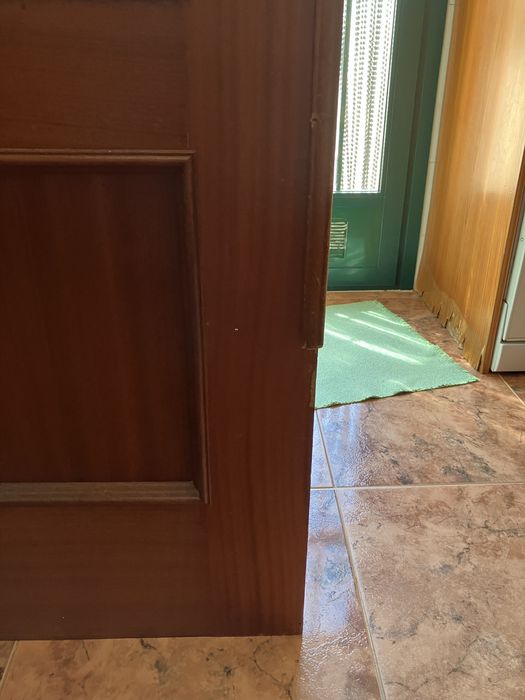 Porta dupla Interior Madeira e vidro