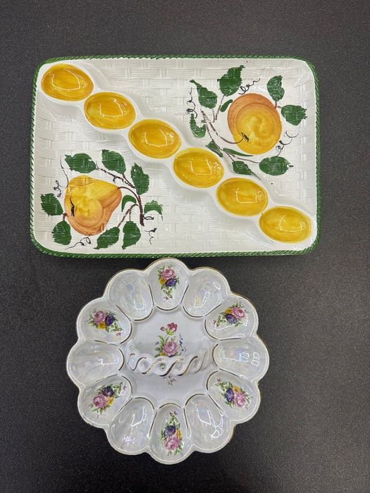 Сервировочная тарелка Тарелка для посхальных фаршированных яйиц Itali