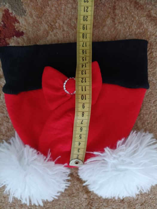 Komplecik dla dziewczynki czapka komin 1-2 lata