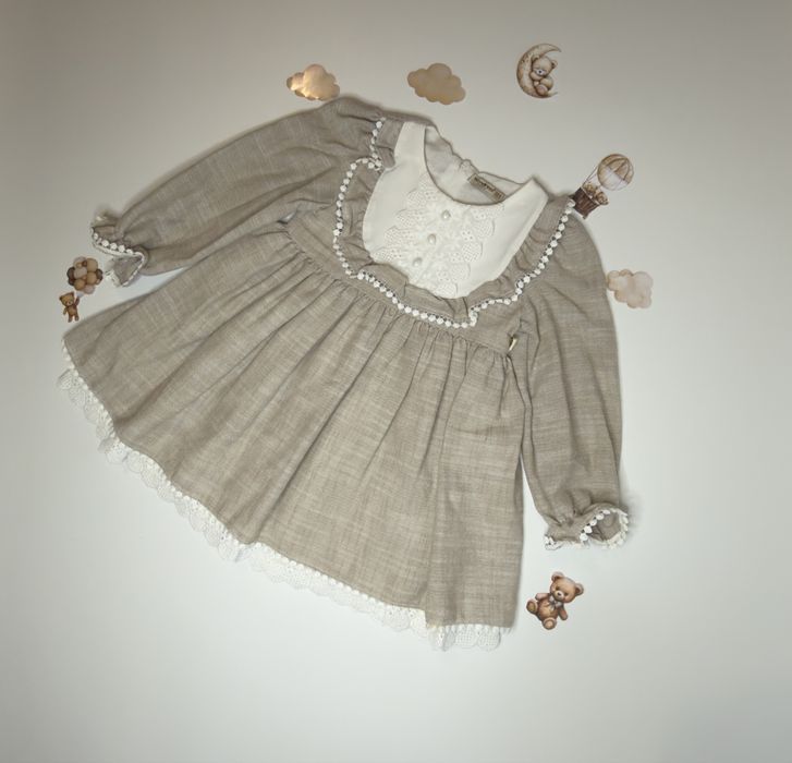 Elegancka sukienka dziewczęca w stylu vintage